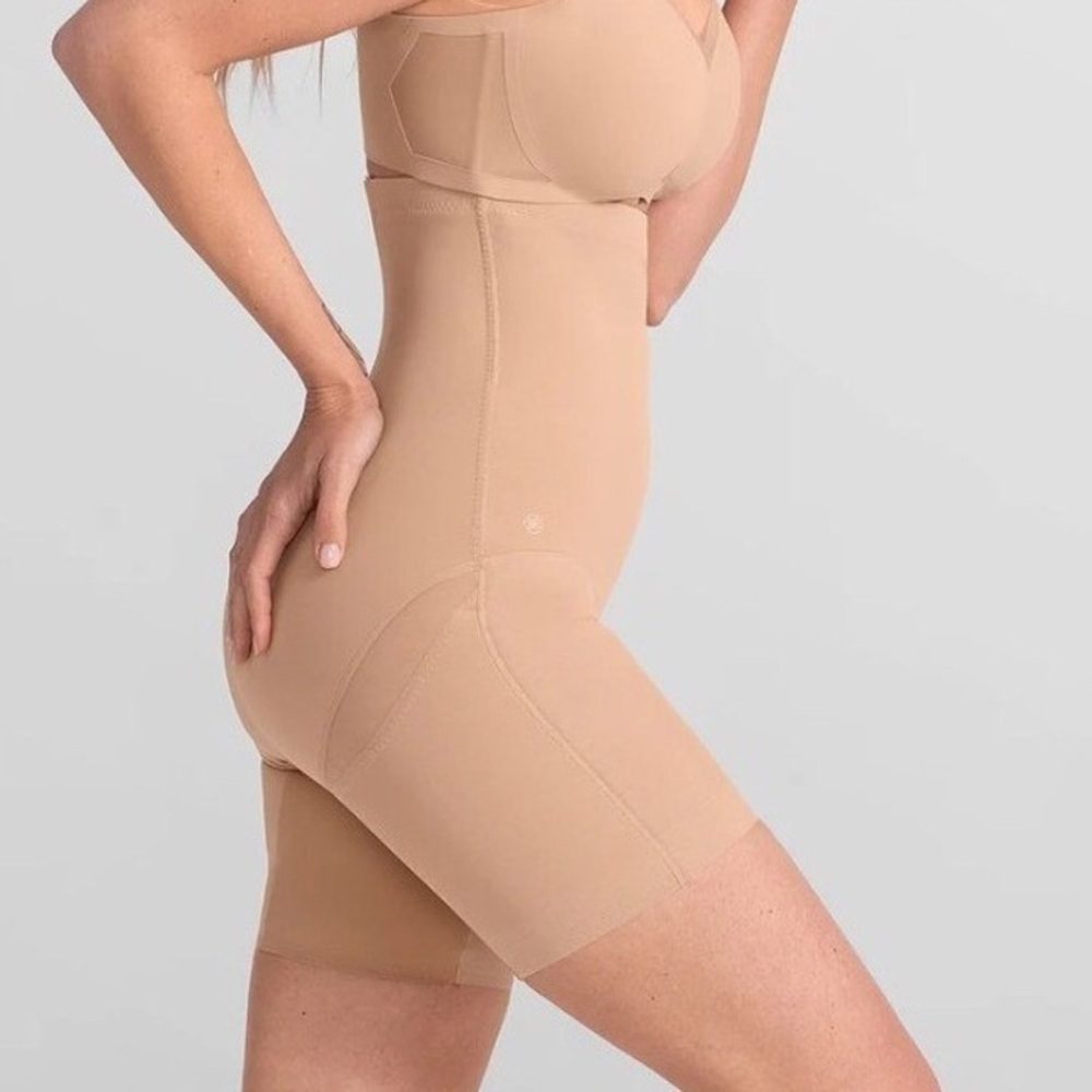 Honeylove SuperPower Shorts Nude Sand Shapewear High Waist SizeXL